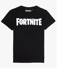 GEMO Tee-shirt garçon à manches courtes Fortnite Noir