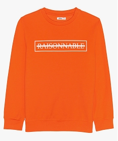 ROBE IMPRIME SWEAT ORANGEADE