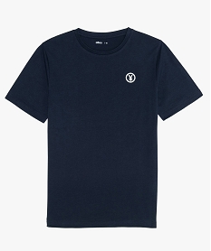 GEMO Tee-shirt garçon avec motif sur lavant noir chine