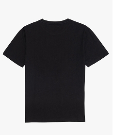 tee-shirt garcon avec motif sur lavant noirA690301_2