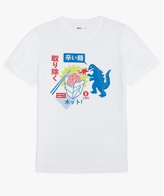 MARO NOIR TEE-SHIRT BLANC/BLEU