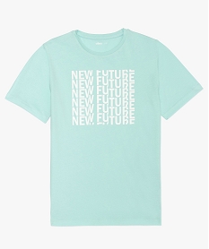 GEMO Tee-shirt garçon à imprimé casual bleu vif