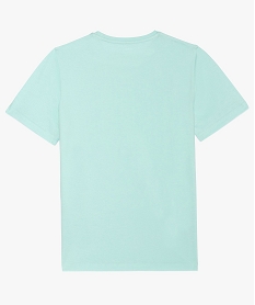 tee-shirt garcon a imprime casual bleuA692401_2