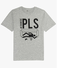 PULL NOIR TEE-SHIRT MOLTED LIGHT GR