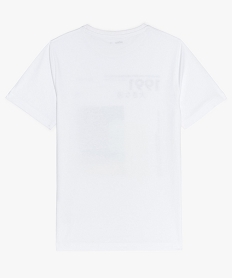 tee-shirt garcon avec motifs et inscriptions estivales blancA692601_2