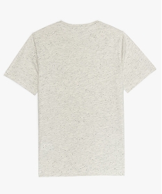 tee-shirt garcon chine avec inscription poitrine beigeA693301_2