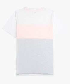 tee-shirt garcon avec devant tricolore multicoloreA693901_2