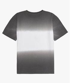 tee-shirt garcon bicolore effet tie and dye noir tee-shirtsA694001_2