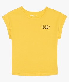 SANS GENRE DORE TEE-SHIRT JAUNE