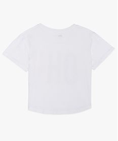 tee-shirt fille avec broderie en sequins reversibles blancA710201_2