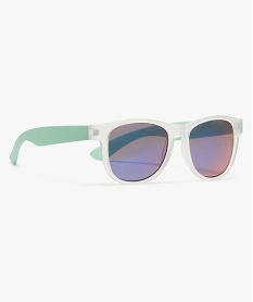 GEMO Lunettes de soleil fille bicolore Bleu