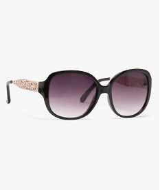 lunettes de soleil femme avec branches metalliques noir autres accessoiresA743601_1