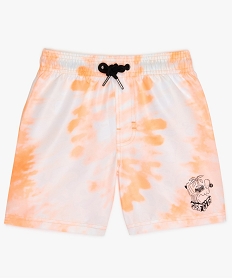 short de bain garcon effet tie-and-dye imprimeA744301_1