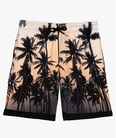 short de bain garcon motif palmiers imprime maillots de bainA745201_1