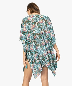 chemise de plage femme a motif tropical imprime vetements de plageA762401_3