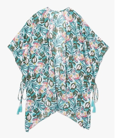 chemise de plage femme a motif tropical imprimeA762401_4