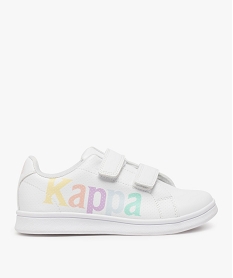 baskets fille avec inscription coloree - kappa blanc basketsA766901_1