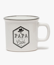 GEMO Tasse une anse imprimée Papa trop cool Blanc