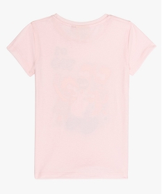 tee-shirt fille imprimee - the simpsons roseA771001_2