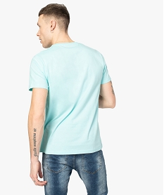tee-shirt homme a manches courtes motif xxl graphique bleuA774401_3
