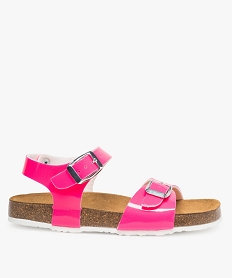 74SUNI VERT NU-PIED FLUO ROSE