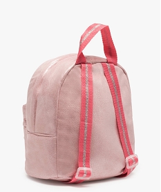 sac a dos fille paillete avec tete de licorne brodee rose sacs et cartablesA780901_2