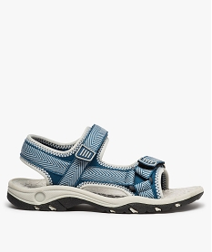 sandales garcon style sport a lanieres scratch bleu sandales et nu-piedsA783901_1