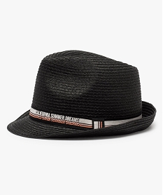 chapeau garcon avec galon raye noirA786601_1