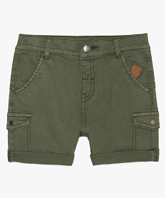 short bebe garcon extensible look baroudeur vert shortsA787801_1