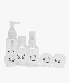 GEMO Trousse beauté de voyage avec motifs Noir