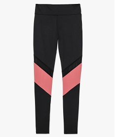 legging de sport femme bicolore noirA795801_4