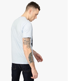 tee-shirt homme avec coton bio - gemo x surfrider bleuA799901_3