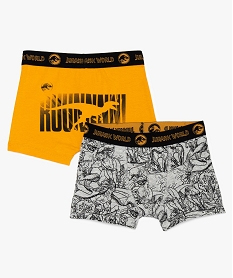 boxer garcon imprime - jurassic world (lot de 2) multicolore pyjamasA801201_1