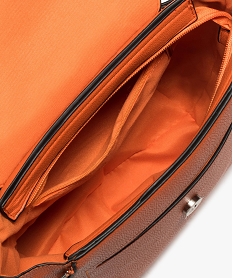 sac a dos femme avec details zippes orange sacs a dos et sacs de voyageA803901_3