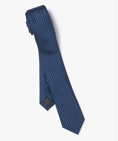 GEMO Cravate homme à petits pois colorés Bleu