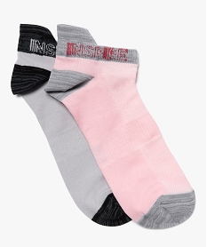 chaussettes femme courtes pour le sport (lot de 2) roseA818601_1