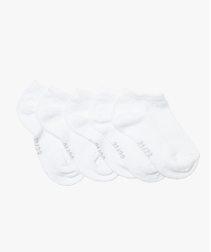chaussettes bebe fille ultra courtes (lot de 5) blanc standardA836901_1