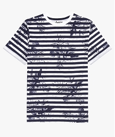 tee-shirt garcon a rayures - american people imprime tee-shirtsA846601_1