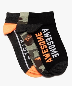 SWEAT ECRU CHAUSSETTE CAMOUFLAGE