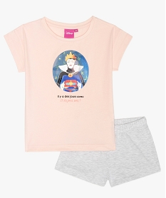 GEMO Pyjashort fille avec motif animé Blanche Neige – Disney Rose