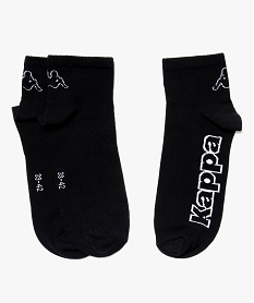 GEMO Chaussettes hommes à tige courte pour le sport – Kappa (lot de 3) Noir