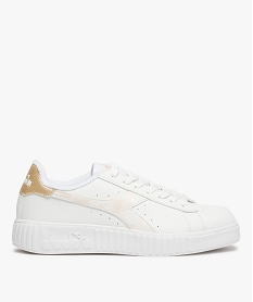 GEMO Baskets femme avec détails brillants - Diadora Game blanc standard