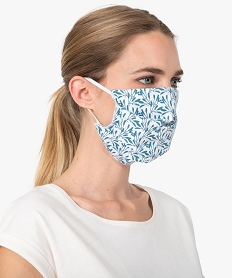 masque barriere adulte en tissu bleuA886701_3