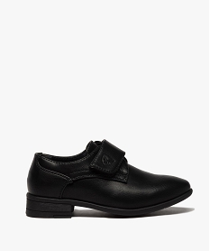 derbies garcon unis a fermeture scratch noirA892501_1