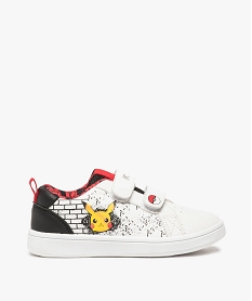 GEMO Baskets garçon à brides scratch - Pokemon blanc standard
