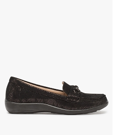 GEMO Mocassins femme confort unis à semelle souple 2811