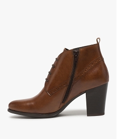 low-boots femme laces a talon style derbies orangeA924301_3