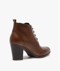 low-boots femme laces a talon style derbies orangeA924301_4