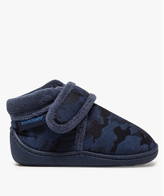 GEMO Chaussons bébé avec col en polaire - Isotoner Bleu