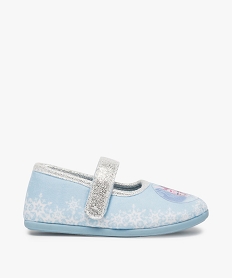 GEMO Chaussons fille babies pailletées Reine des Neige Bleu